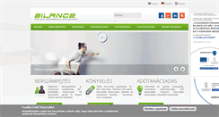Desktop Screenshot of bilance.hu